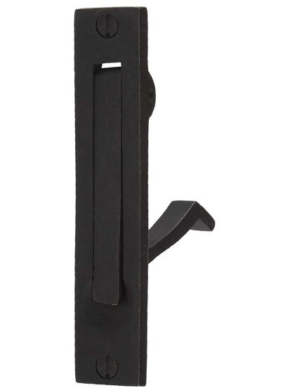 Solid Bronze Pocket-Door Edge Pull.
